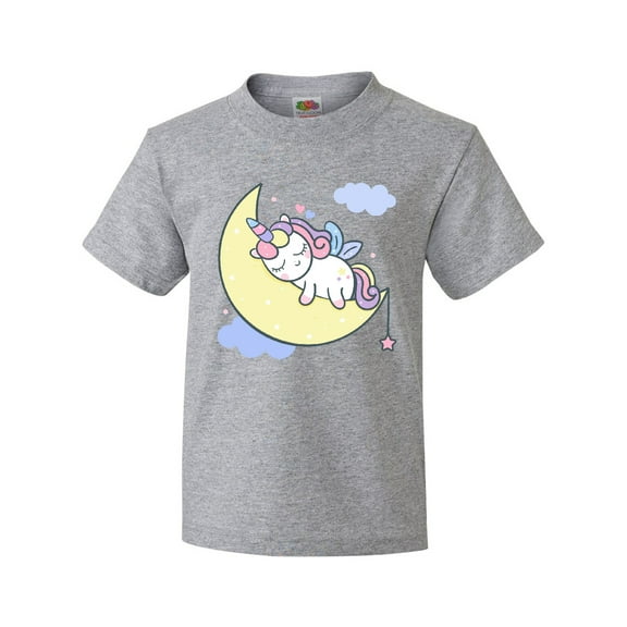 Inktastic Unicorn Moon Youth T-Shirt