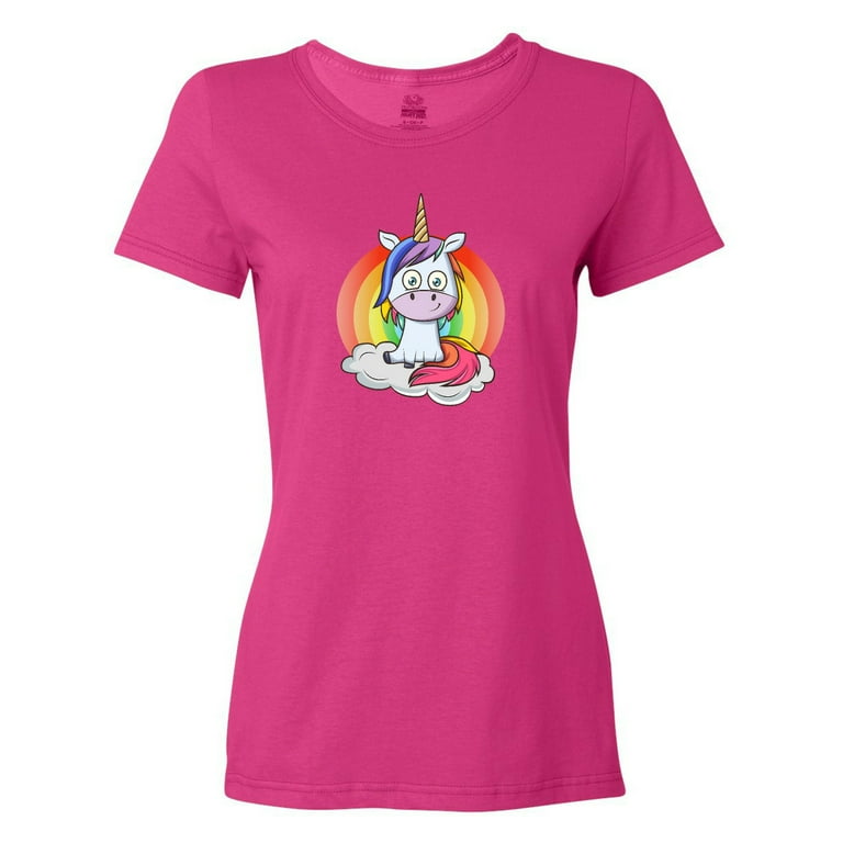 Girls Shirt Pink Unicorn, Unicorn Shirt Kawaii Girl
