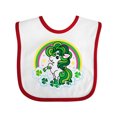 thumbnail image 1 of Inktastic Unicorn St Patricks Day Irish Girls Baby Bib, 1 of 4