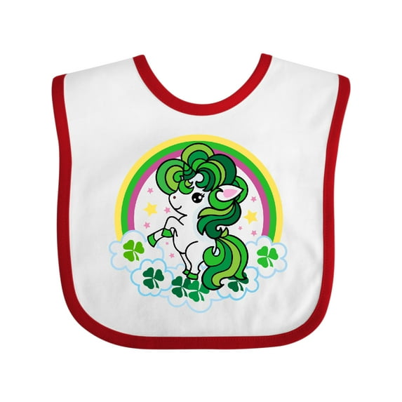 Inktastic Unicorn St Patricks Day Irish Girls Baby Bib