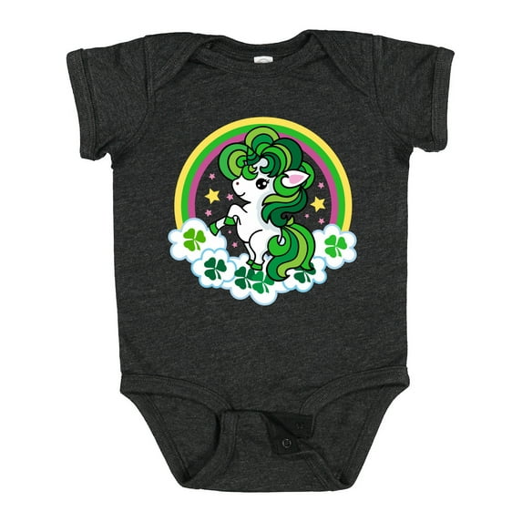 Inktastic Unicorn St Patricks Day Irish Girls Baby Bodysuit