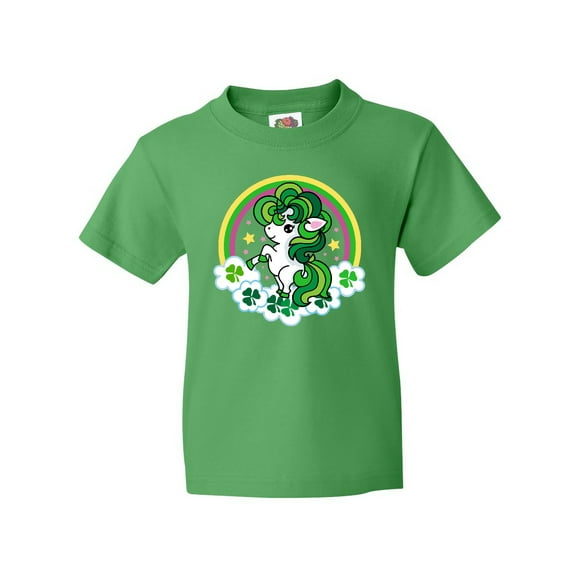Inktastic Unicorn St Patricks Day Irish Youth T-Shirt