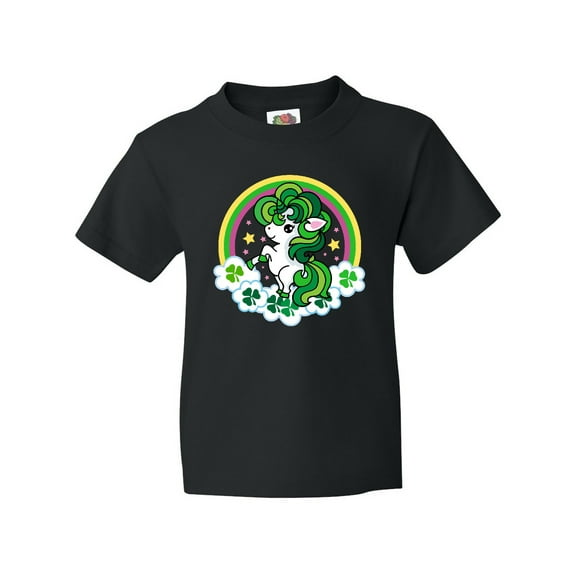 Inktastic Unicorn St Patricks Day Irish Youth T-Shirt