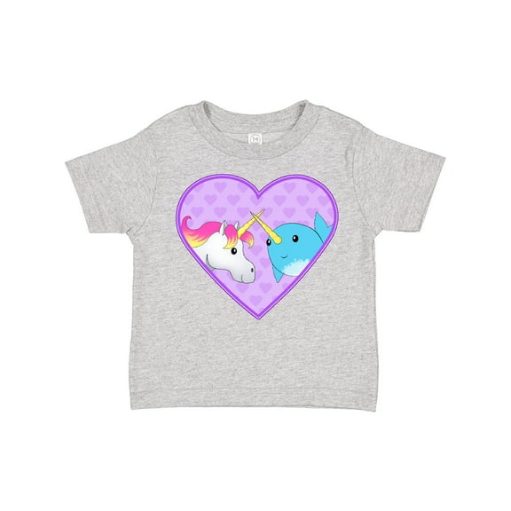 Inktastic Unicorn and Narwhal Cute Couple Boys or Girls Toddler T-Shirt