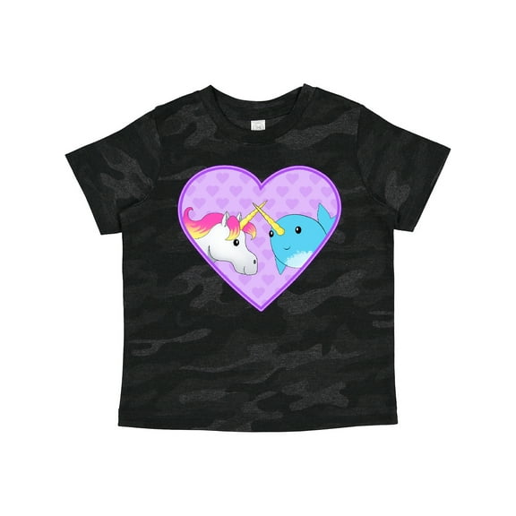 Inktastic Unicorn and Narwhal Cute Couple Boys or Girls Toddler T-Shirt