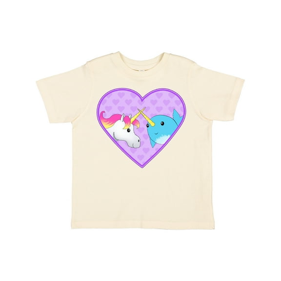Inktastic Unicorn and Narwhal Cute Couple Boys or Girls Toddler T-Shirt