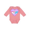 thumbnail image 1 of Inktastic Unicorn and narwhal cute couple Boys or Girls Long Sleeve Baby Bodysuit, 1 of 5