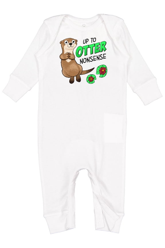 Up to Otter Nonsense Cute and Funny Otter Baby Romper Coveralls