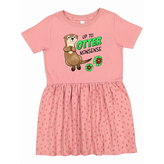 Inktastic Up to Otter Nonsense Cute and Funny Otter Girls Toddler Dress