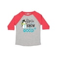 thumbnail image 1 of Inktastic Up to Snow Good with Snowman and Snowflakes Boys or Girls Toddler T-Shirt, 1 of 5