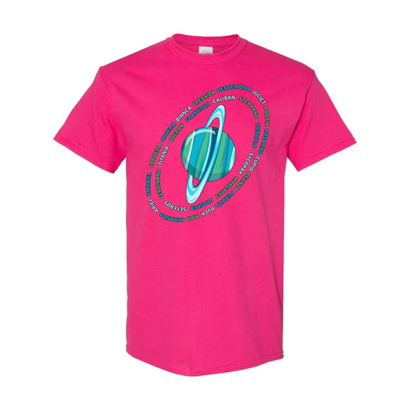 Inktastic Uranus and Its Named Moons T-Shirt