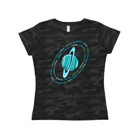Inktastic Uranus and Its Named Moons Women's T-Shirt