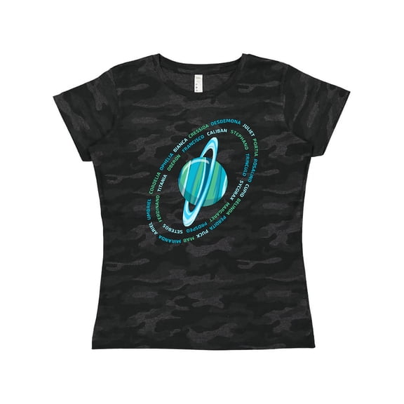 Inktastic Uranus and Its Named Moons Women's T-Shirt