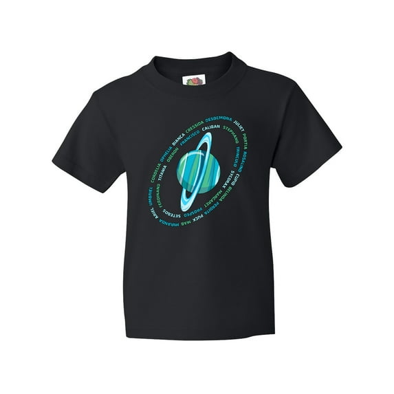 Inktastic Uranus and Its Named Moons Youth T-Shirt
