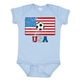 thumbnail image 1 of Inktastic USA Soccer Boys or Girls Baby Bodysuit, 1 of 5
