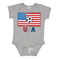 thumbnail image 1 of Inktastic USA Soccer Boys or Girls Baby Bodysuit, 1 of 5