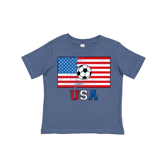 Inktastic USA Soccer Boys or Girls Toddler T-Shirt