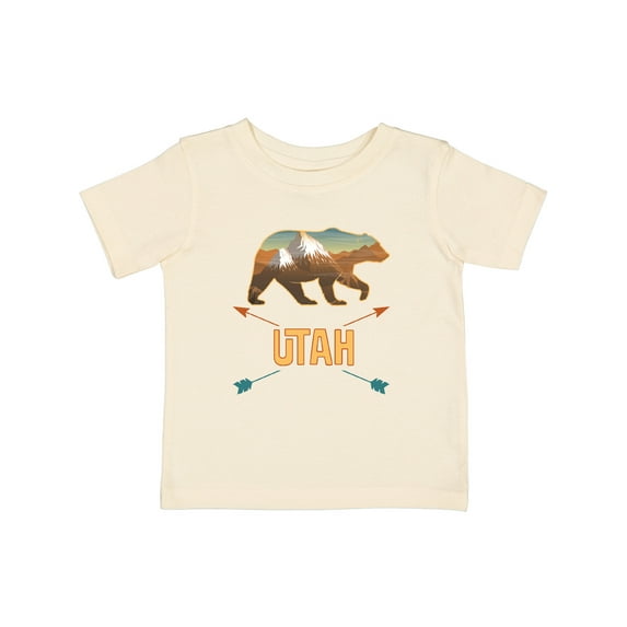 Inktastic Utah Vacation Bear Silhouette Boys or Girls Baby T-Shirt