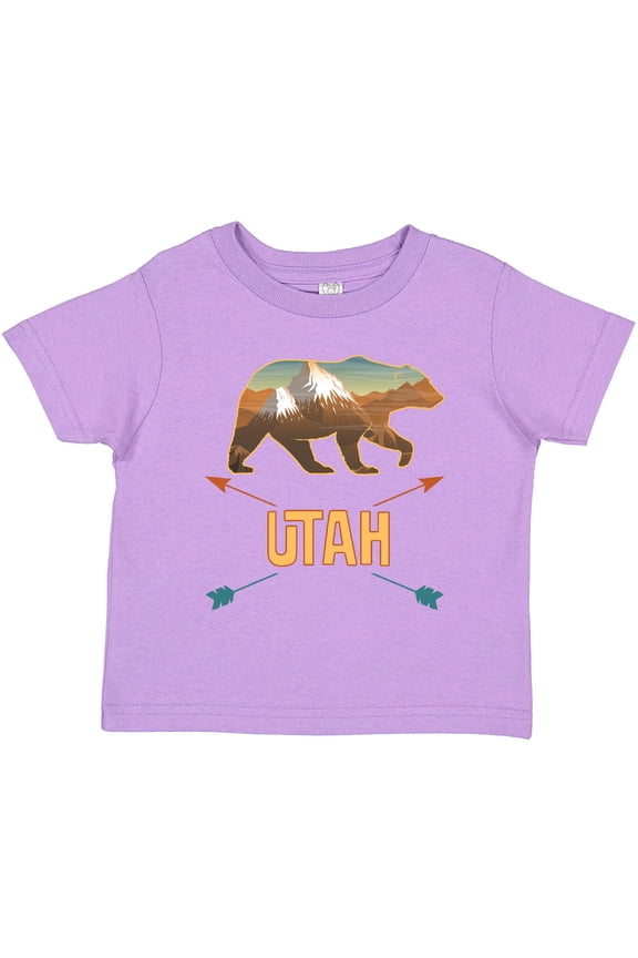 Utah Vacation Bear Silhouette Boys or Girls Toddler T-Shirt