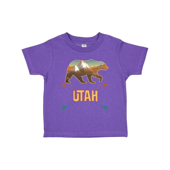 Inktastic Utah Vacation Bear Silhouette Boys or Girls Toddler T-Shirt