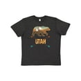 thumbnail image 1 of Inktastic Utah Vacation Bear Silhouette Youth T-Shirt, 1 of 5