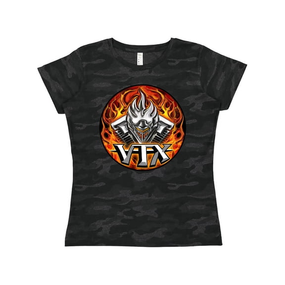 Inktastic VTX Flaming Motor Women's T-Shirt