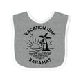 thumbnail image 1 of Inktastic Vacation Time in Bahamas Boys or Girls Baby Bib, 1 of 4