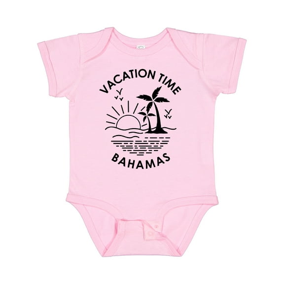 Inktastic Vacation Time in Bahamas Boys or Girls Baby Bodysuit