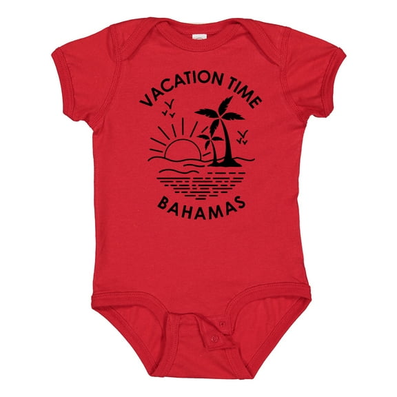 Inktastic Vacation Time in Bahamas Boys or Girls Baby Bodysuit