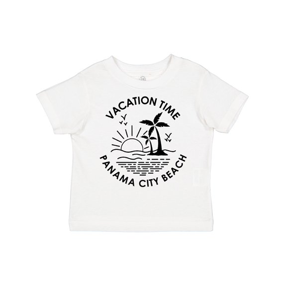 Inktastic Vacation Time in Panama City Beach Boys or Girls Toddler T-Shirt