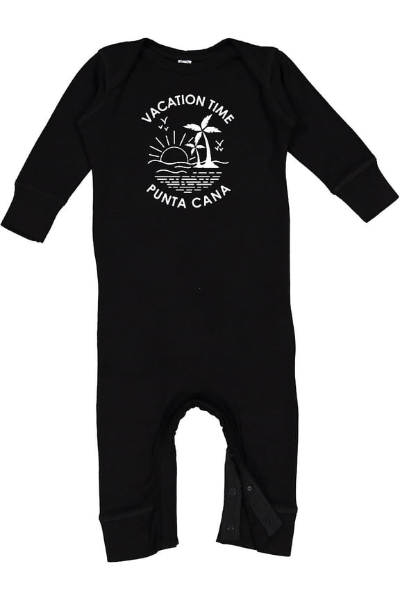 Vacation Time in Punta Cana Baby Romper Coveralls