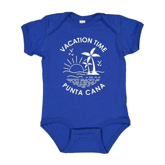 Inktastic Vacation Time in Punta Cana Boys or Girls Baby Bodysuit