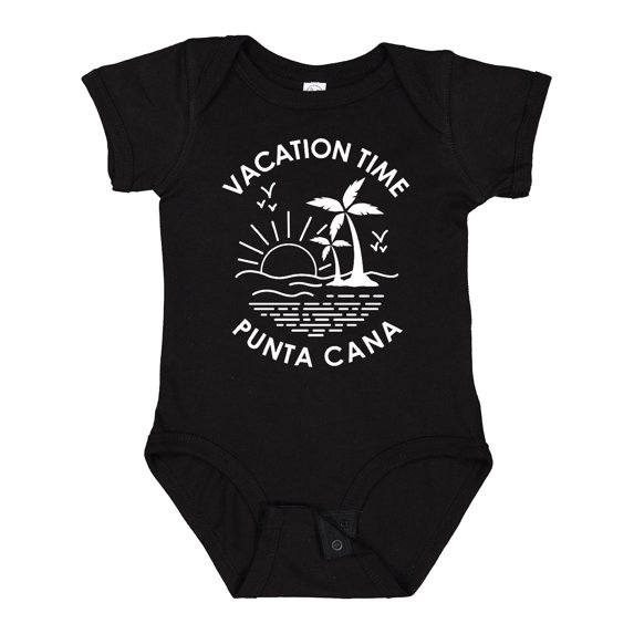 Inktastic Vacation Time in Punta Cana Boys or Girls Baby Bodysuit
