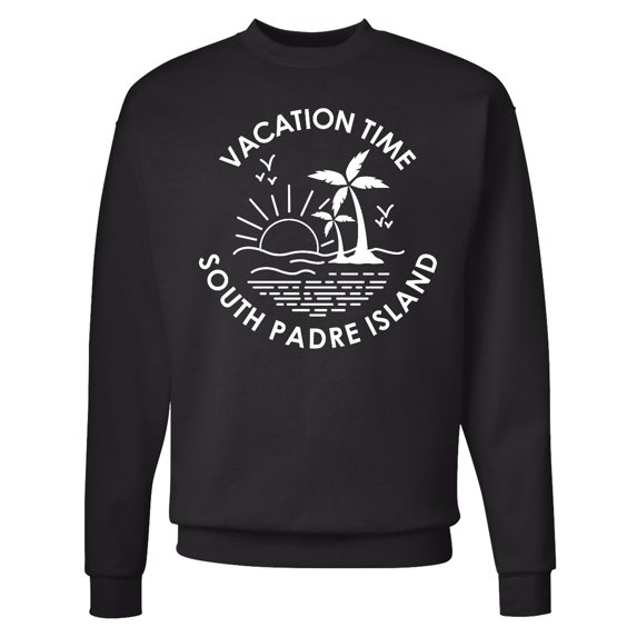 Inktastic Vacation Time in South Padre Island Adult Sweatshirt