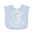 thumbnail image 1 of Inktastic Vacation Time in South Padre Island Boys or Girls Baby Bib, 1 of 4