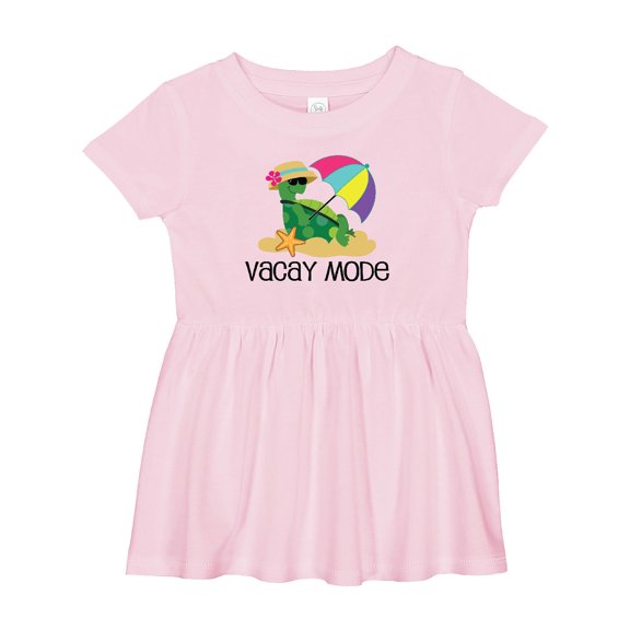 Inktastic Vacation Travel Funny Vacay Mode Girls Baby Dress