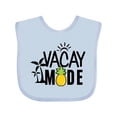 thumbnail image 1 of Inktastic Vacay Mode with Palm Trees Sun and Pineapple Boys or Girls Baby Bib, 1 of 4