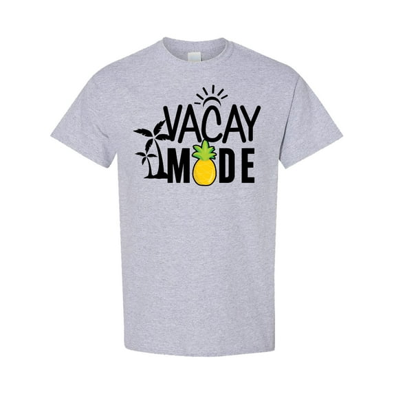 Inktastic Vacay Mode with Palm Trees Sun and Pineapple T-Shirt