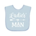 thumbnail image 1 of Inktastic Valentine Boys Ladies Man Boys Baby Bib, 1 of 4