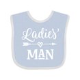 thumbnail image 1 of Inktastic Valentine Boys Ladies Man Boys Baby Bib, 1 of 4