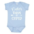 thumbnail image 1 of Inktastic Valentine Day Cuter Than Cupid Boys or Girls Baby Bodysuit, 1 of 5