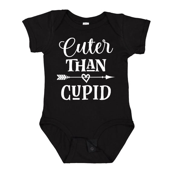 Inktastic Valentine Day Cuter Than Cupid Boys or Girls Baby Bodysuit