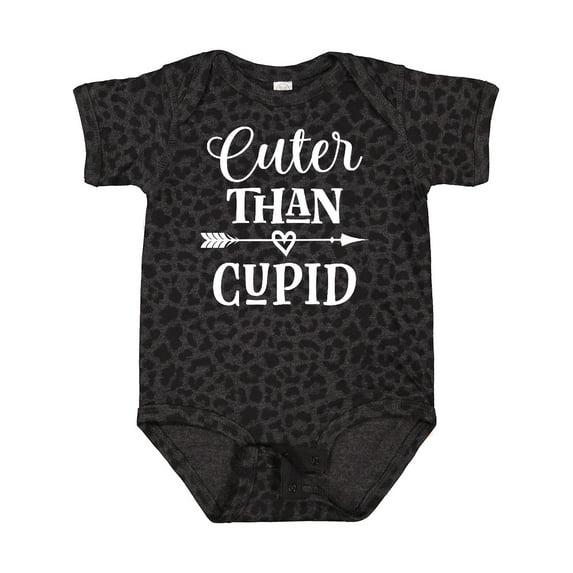Inktastic Valentine Day Cuter Than Cupid Boys or Girls Baby Bodysuit