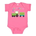 thumbnail image 1 of Inktastic Valentine Heart Train Boys or Girls Baby Bodysuit, 1 of 5