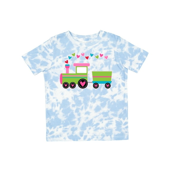 Inktastic Valentine Heart Train Boys or Girls Toddler T-Shirt