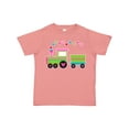 thumbnail image 1 of Inktastic Valentine Heart Train Boys or Girls Toddler T-Shirt, 1 of 5