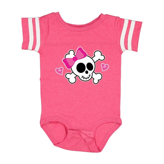 Inktastic Valentine Holiday Girls Skull Girls Baby Bodysuit