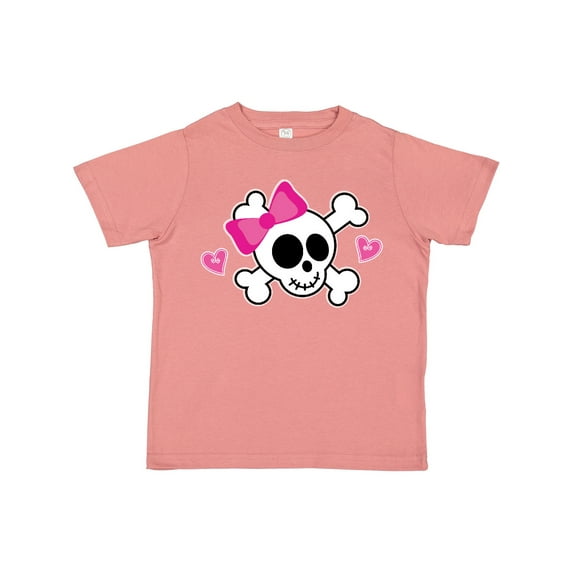 Inktastic Valentine Holiday Girls Skull Girls Toddler T-Shirt