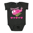 thumbnail image 1 of Inktastic Valentine Pink Heart Helicopter Boys or Girls Baby Bodysuit, 1 of 5