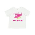 thumbnail image 1 of Inktastic Valentine Pink Heart Helicopter Boys or Girls Baby T-Shirt, 1 of 5